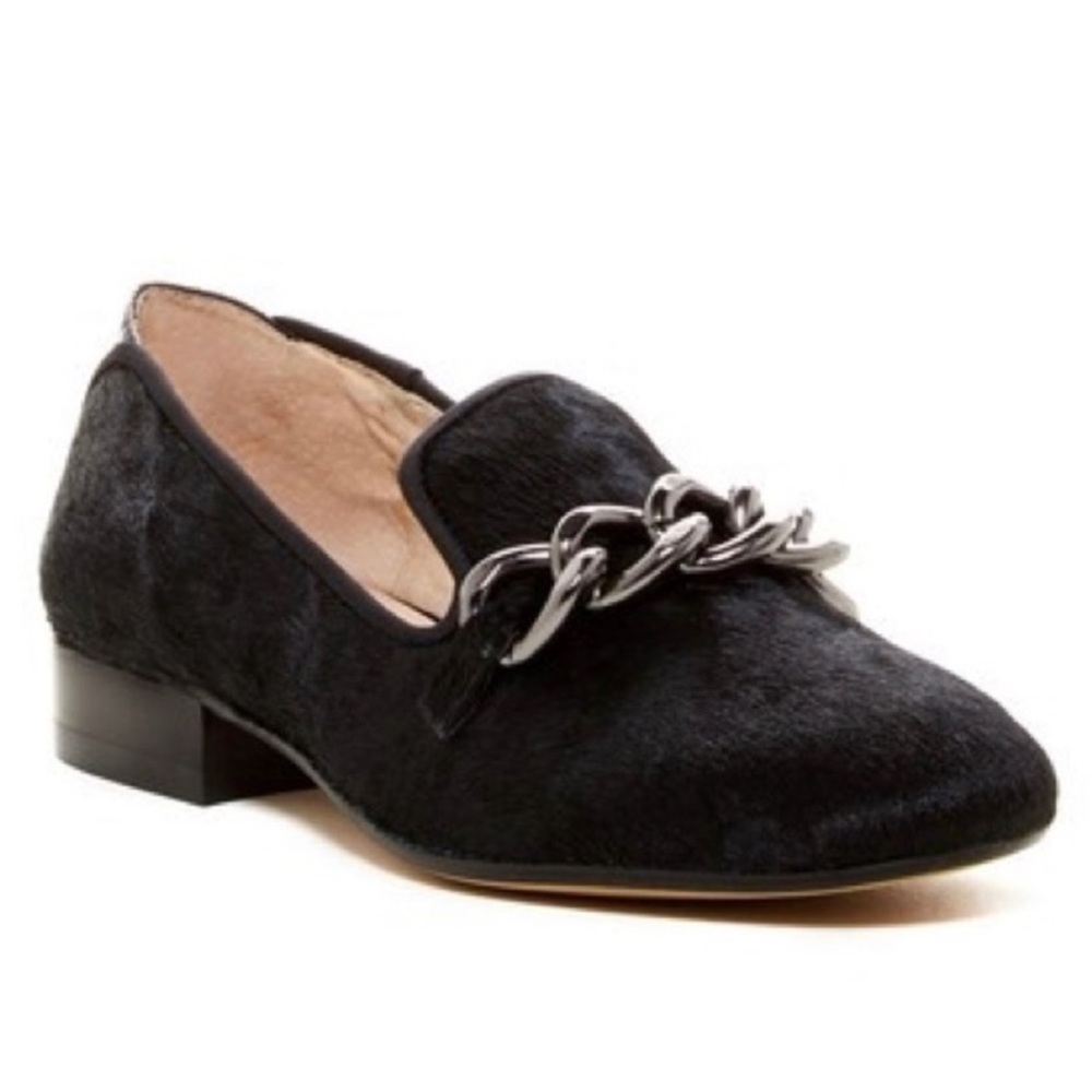 Sam Edelman Kollins Calf Slip-on Fur Loafers Sz. 8.5 Used